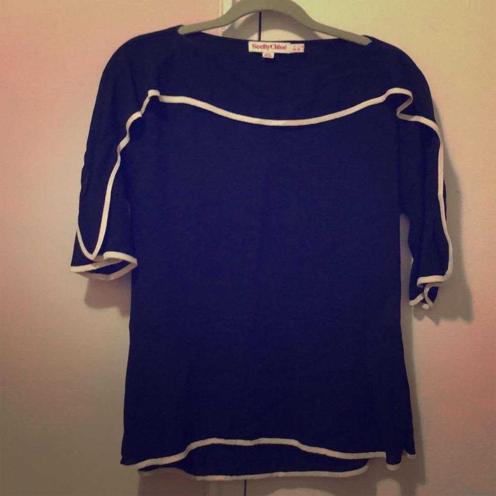 See by Chloe Ruffled Top